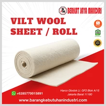 White Vilt Wool Roll 5mm x 1600mm x 10000mm